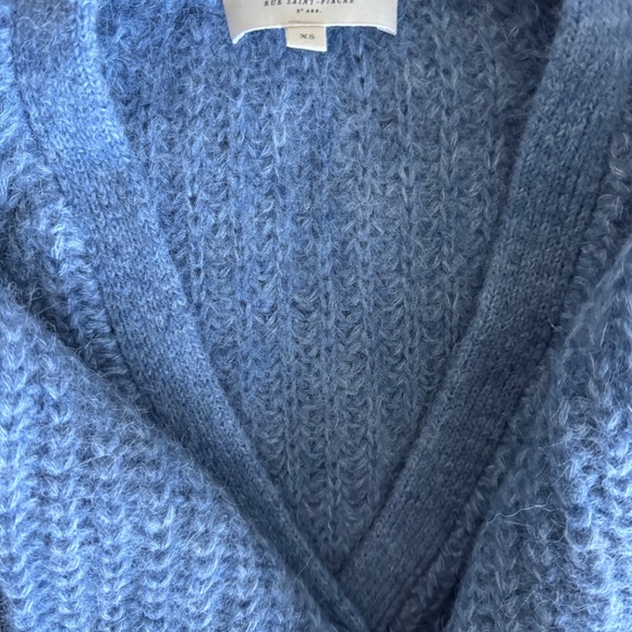 Sezane Basile Cardigan Vintage Blue - Size XS - Picture 2 of 4